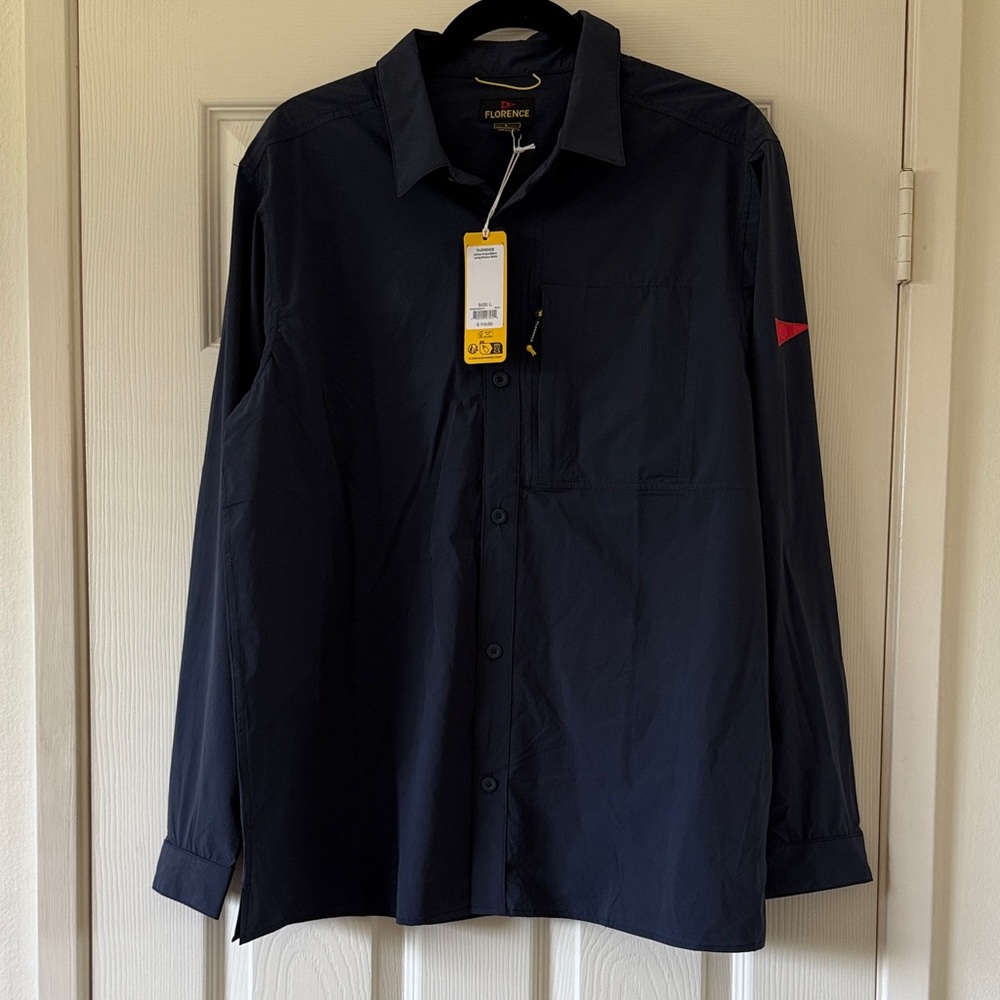 Florence Airtex Expedition Long Sleeve Shirt - Navy - L